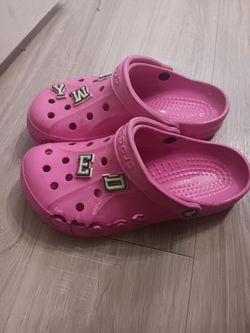 Pink Crocs