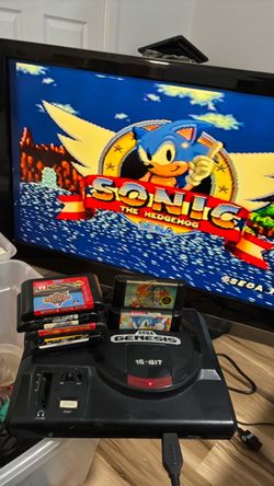Sega Genesis 16-Bit Console with 7 Games Bundle