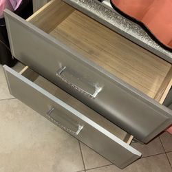 Grey Sparkly Dresser