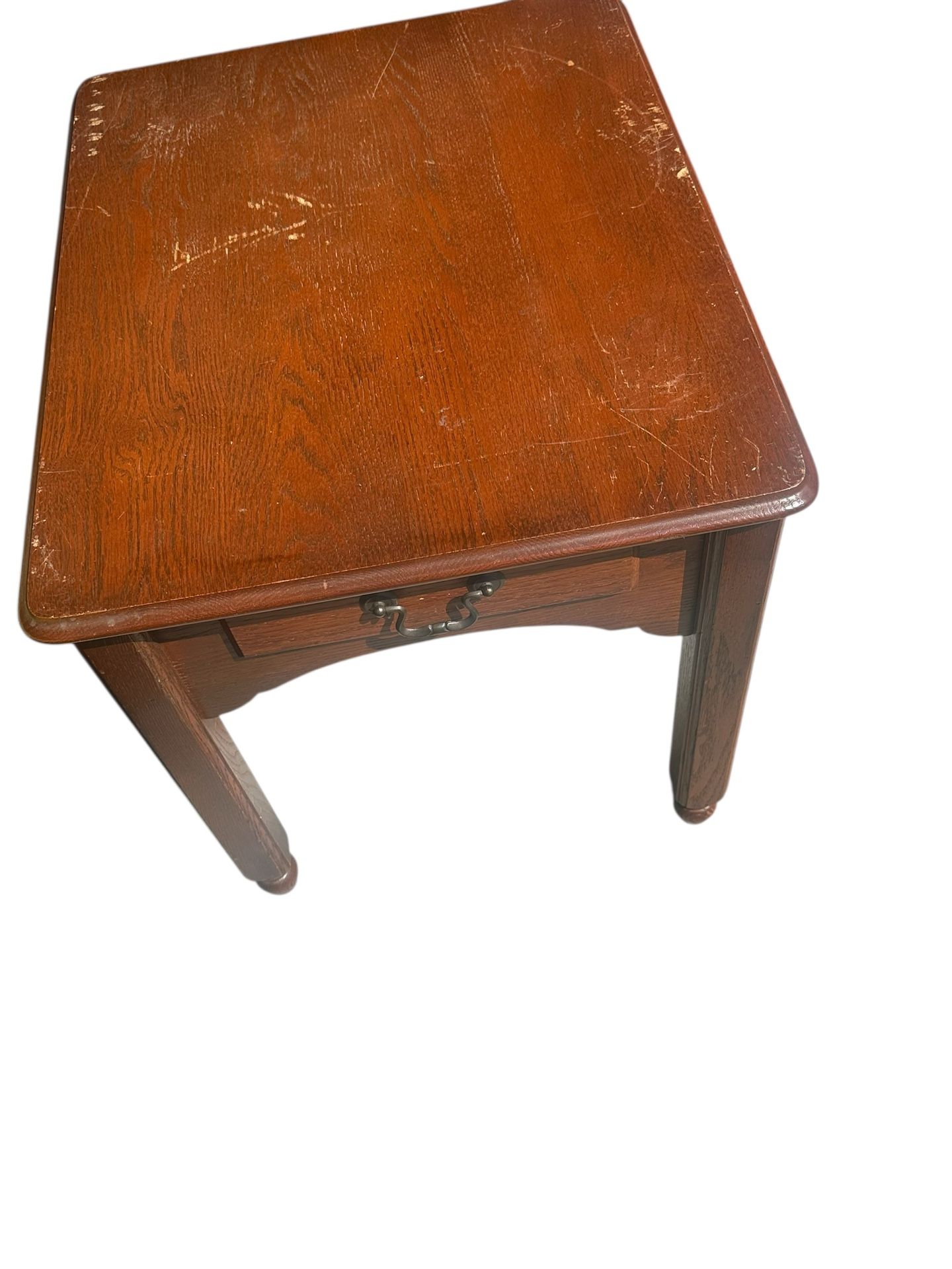 Vintage Single Drawer End Table