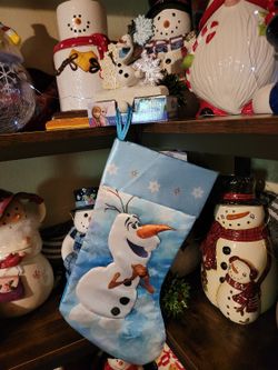 OLAF STOCKING HOLDER & STOCKING FROZEN