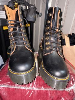 DOC MARTENS JADON BOOT SMOOTH LEATHER PLATFORMS