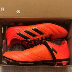 Adidas Soccer Youth orange Cleats 4.5