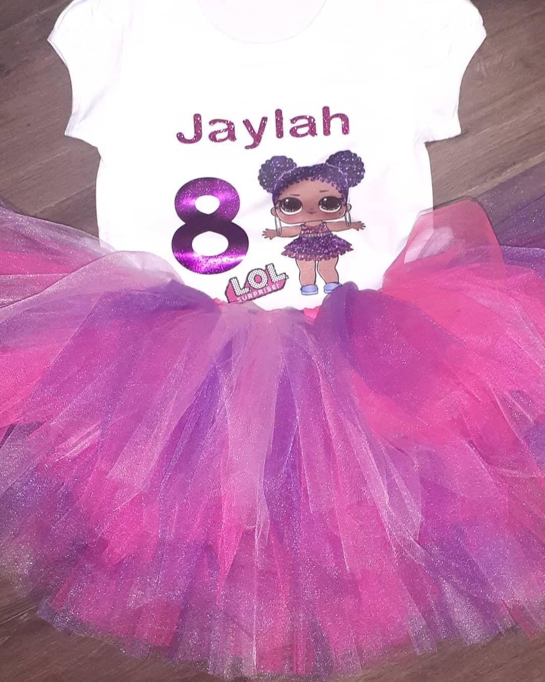 Lol Birthday Tutu And Custom Tshirt And A Gift For The Birthday Girl