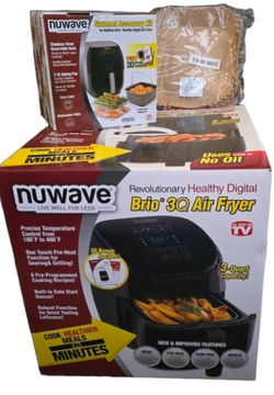 NuWave Brio Digital 6-in-1 Air Fryer Oven 3 QT One Touch Digital Controls