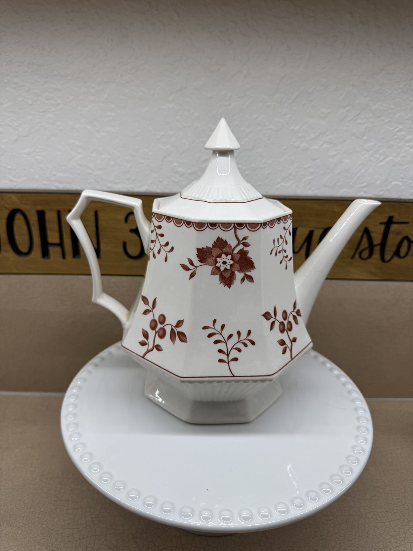 Discontinued Bittersweet Collection Teapot & Lid