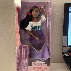 Disney Store Hunchback of Notre Dame Esmeralda Figure Classic Toy Doll 11 1/2" H