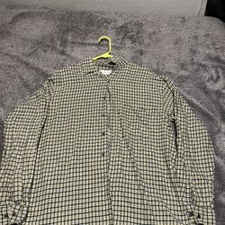 Vintage Anchor Blue Flannel