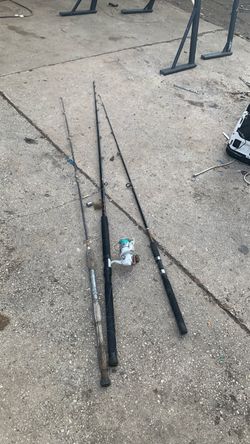 Fishing Rods with Spinning Reel Lot of 3