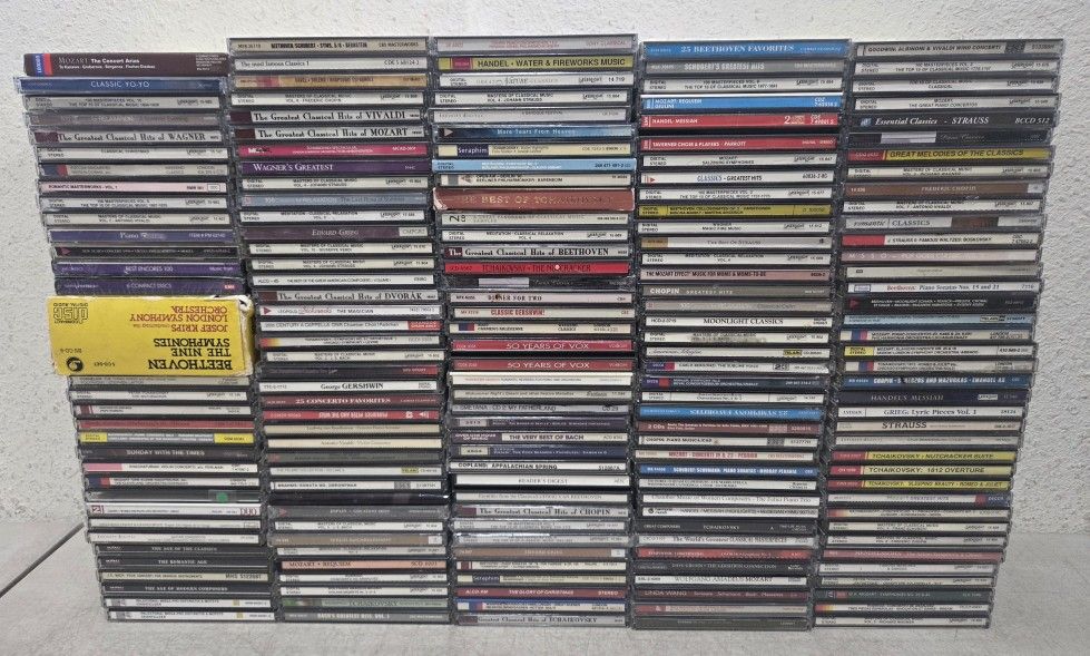 182 Classical Music CDs For You - Beethoven Mozart Handel Brahms Bach