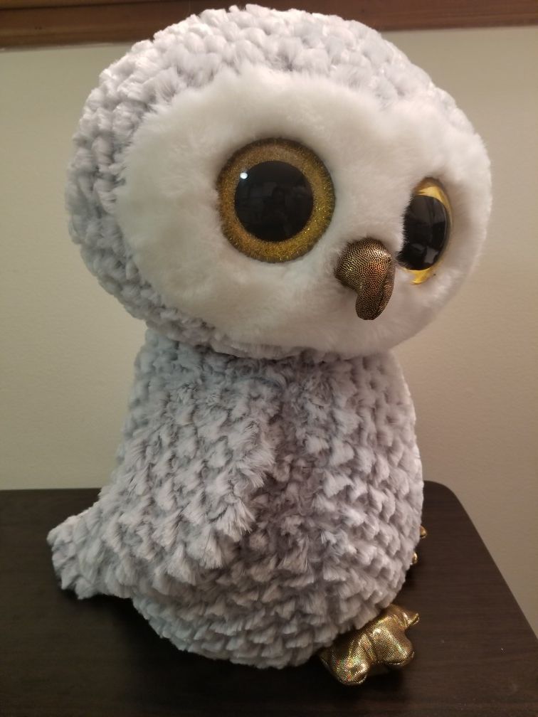 TY Beanie Boos Plush OWLETTE the Owl LARGE 17 inch with Tag