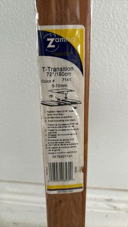 Zamma T-Transition Strip 72 Inch Wood
