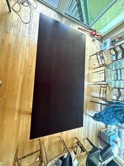 Dark Wood Dining Table