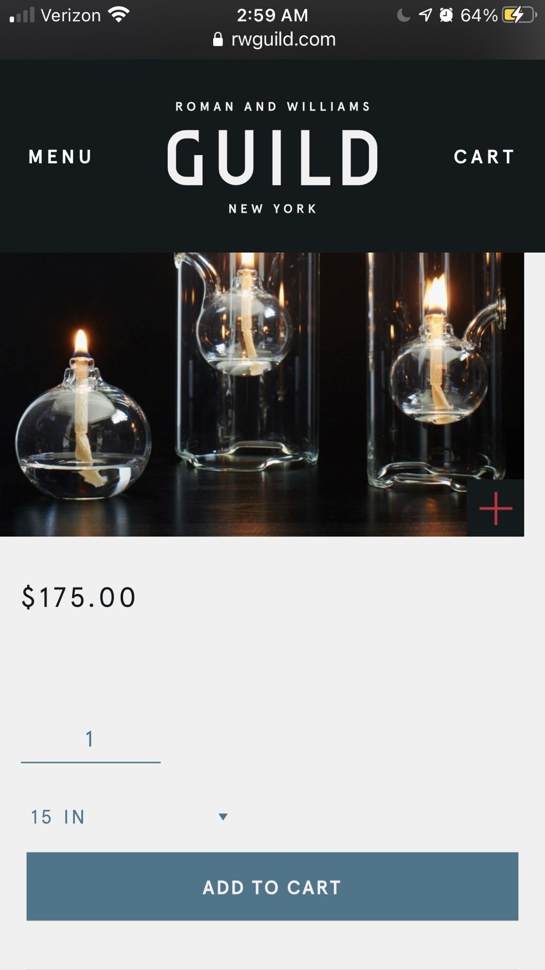 2 Vintage Wolfard Hand Blown Clear Glass Cylinder Oil Lamp Lantern