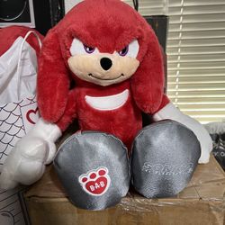 Build A Bear SONIC THE HEDGEHOG Knuckles Online Exclusive Plush