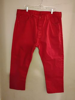 Levi's 501 Original W42 L30 Red