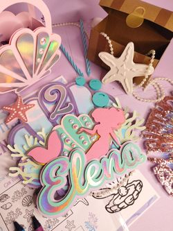 Mermaid Cake Topper