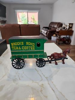 Vintage Brooke Bond Tea & Coffee Horse Drawn Advertising Wagon Display