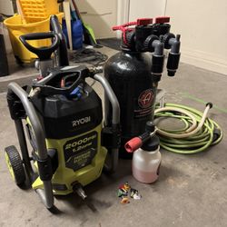 Adam’s Portable Deionizer And Ryobi Pressure Washer