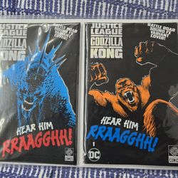 DC Justice League Vs Godzilla Vs Kong Battle Roar Variants