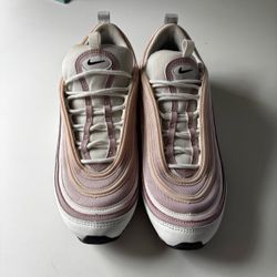 Nike Air Man 97 Pink cream sneakers size 8.5 women’s shoes