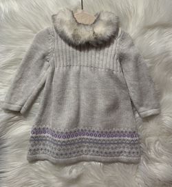 JANIE and JACK Baby Gray dress (SZ 3-6m)