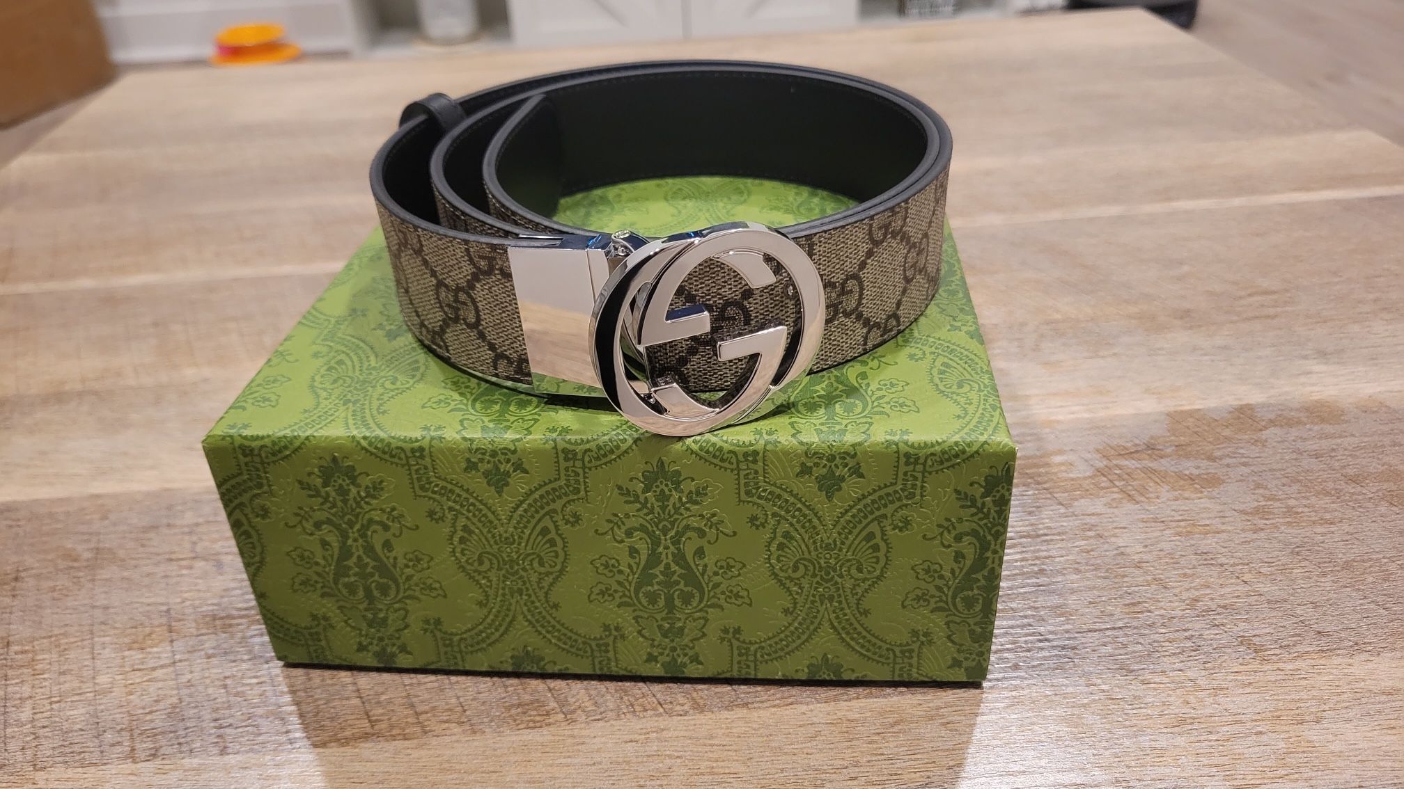 Gucci Reversible GG Supreme  Belt - Cinturón Gucci Reversible