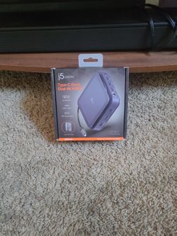 J5 Create Type-C Dock Dual 4k HDMI