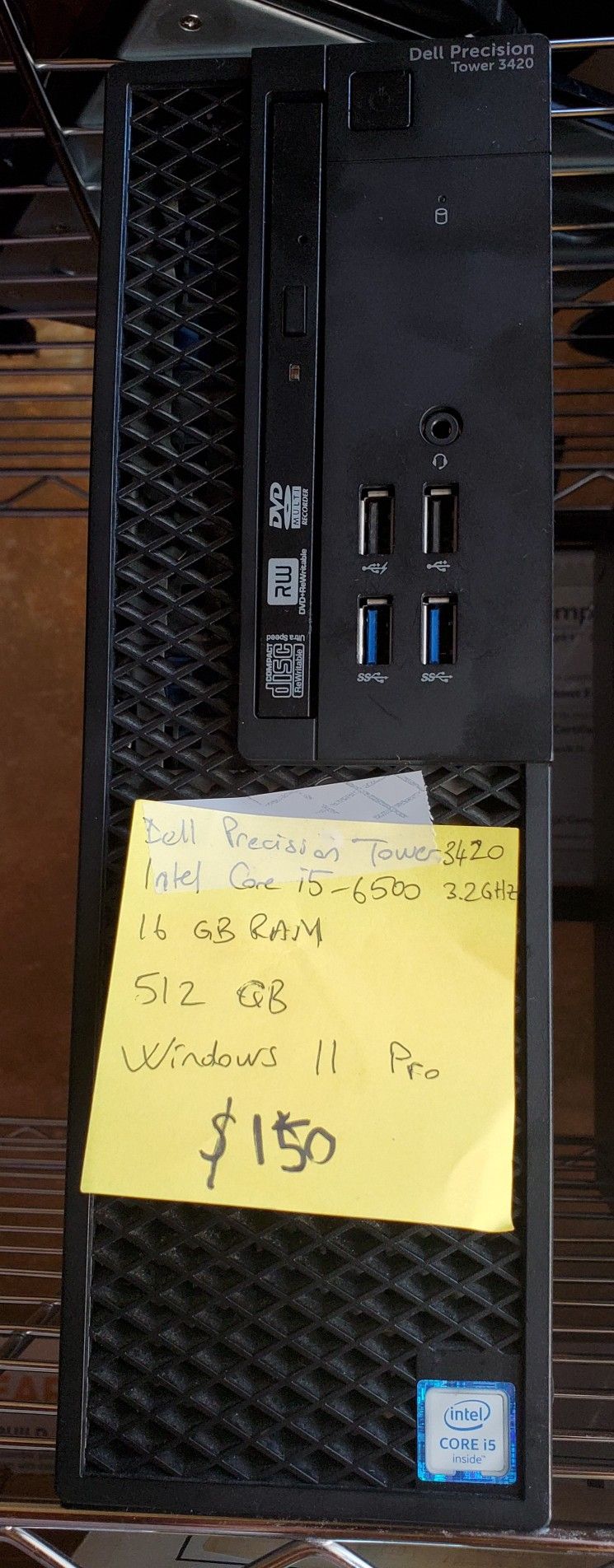 Dell Precision Tower 3420 Desktop Computer