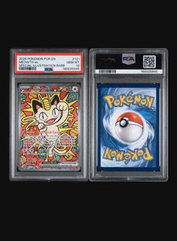 2026 POKEMON POR EN-PERFECT ORDER #121 MEOWTH EX SPECIAL ILLUSTRATION RARE PSA 10 !