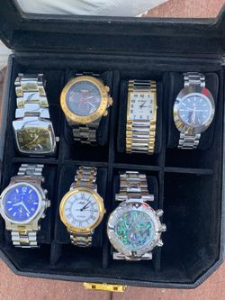 Lot of watches invicta rado mido oceanaut benrus