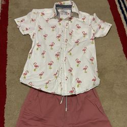 Men’s Shirt & Short Set - Size S