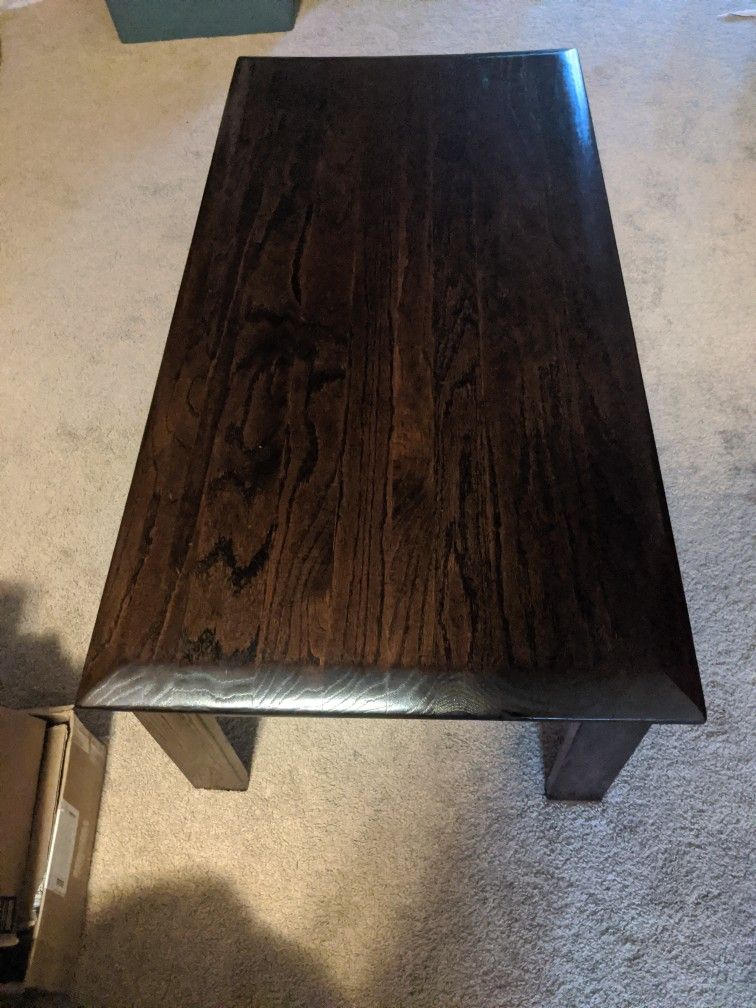 Solid Oak Coffee Table