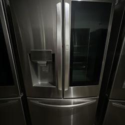LG 3 Door Stainless Steel Refrigerator Instaview 