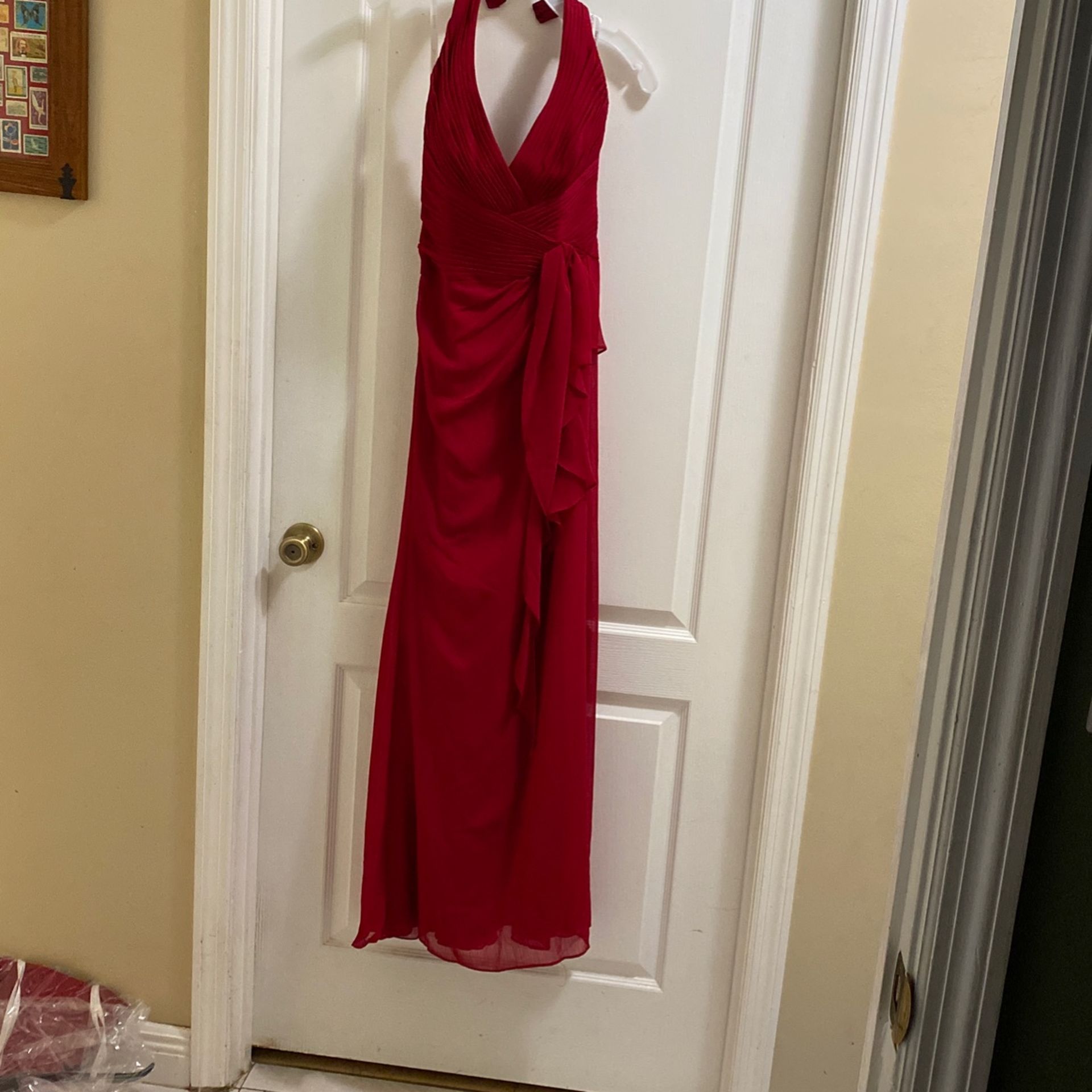 Red Long Dress - Bridesmaid Dress