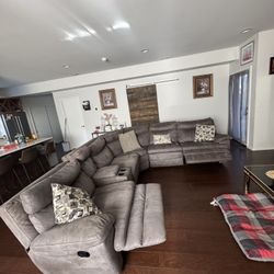 Sectional Recliner Couch