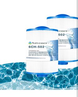 Brand New Savener Pool Filter DL2-6CH-502 pool / Spa filters pack of 2 Compatible with 6CH-(contact info removed)/M60506 or PAS50SV-F2M/FC-0311/M60506