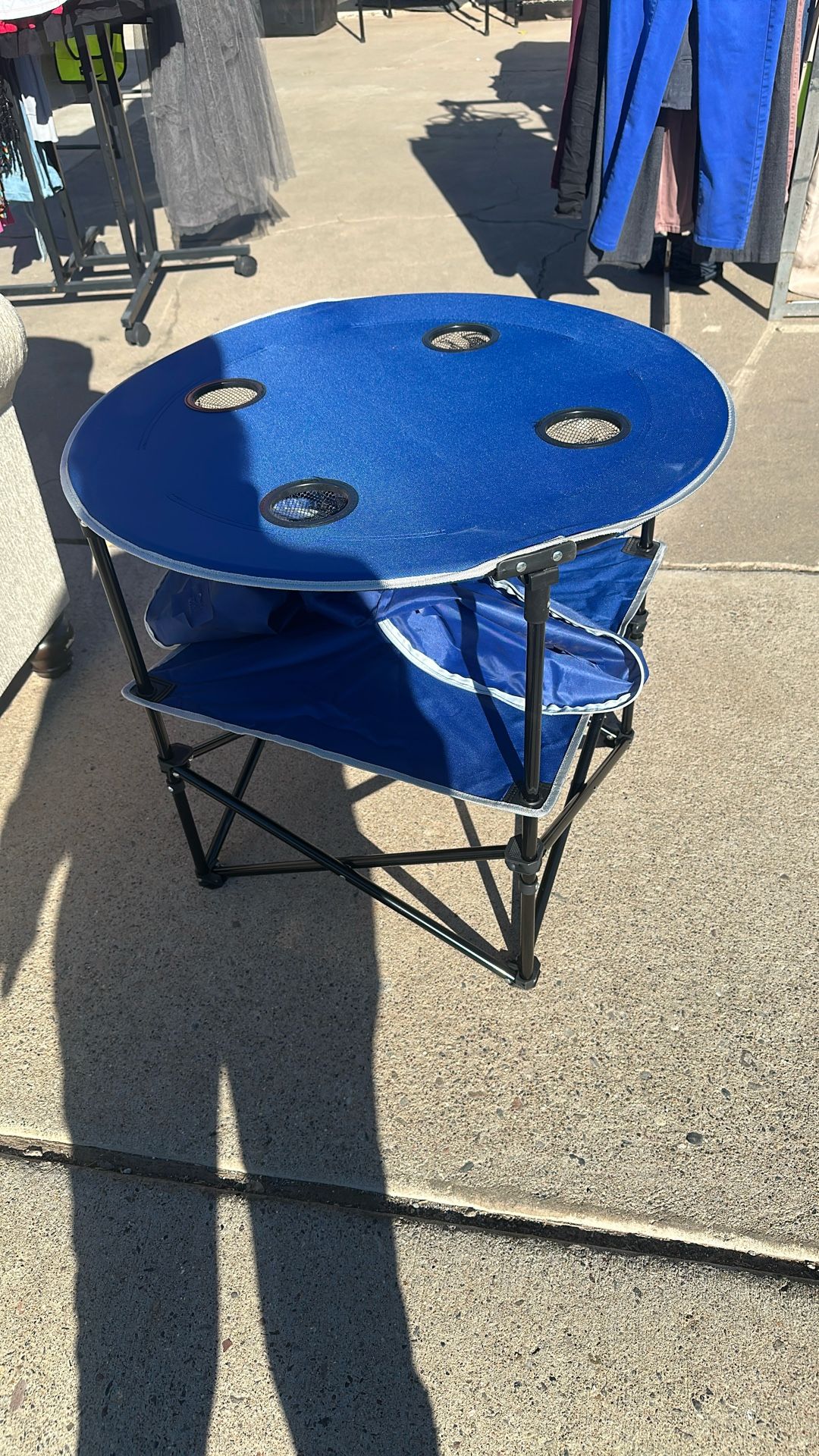 Portable Cup Holder Table