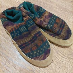 Acorn Polar Fleece Slippers, Men Size 10.5-11.5 L