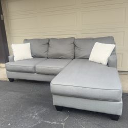 Gray Ashley Furniture Sectional Couch Sofa