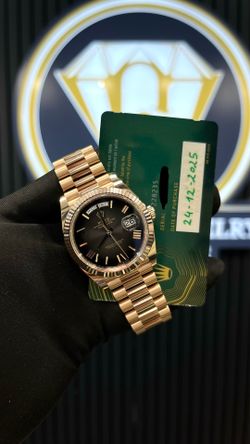 Rolex PRESIDENTIAL 41MM SLATE HOMBRÉ DIAL