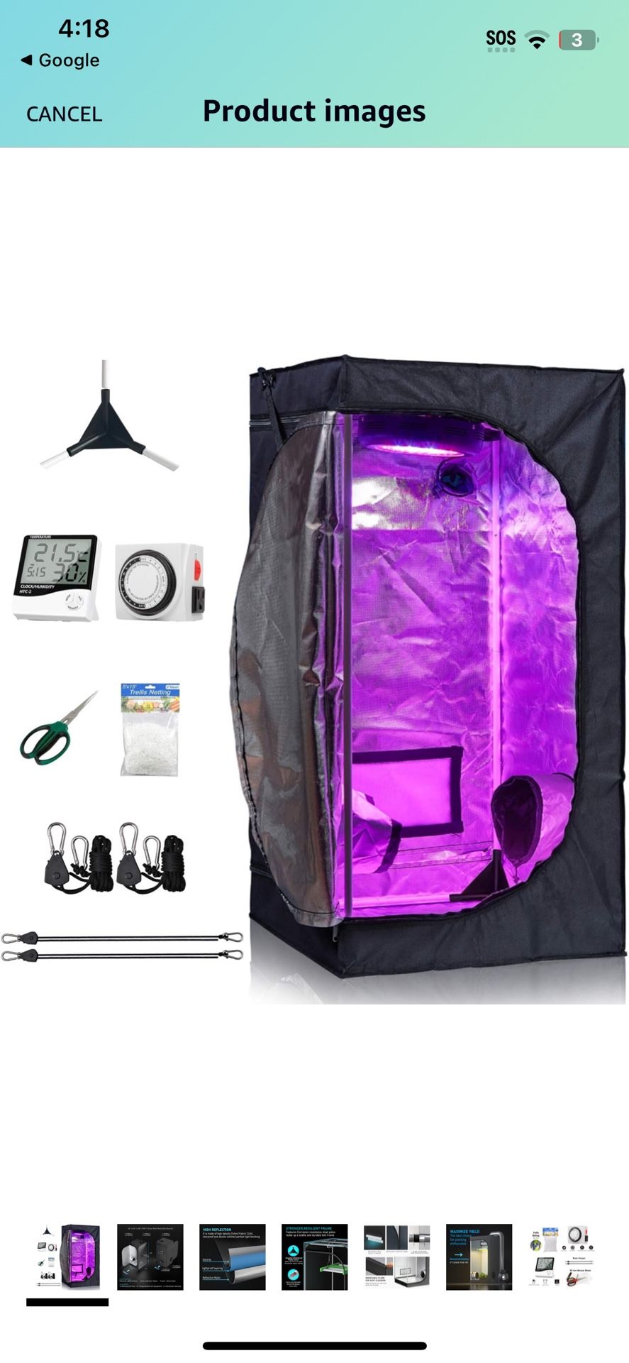 indoor plant tent