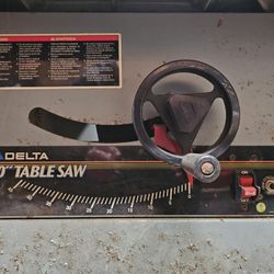 Delta Table Saw With Table