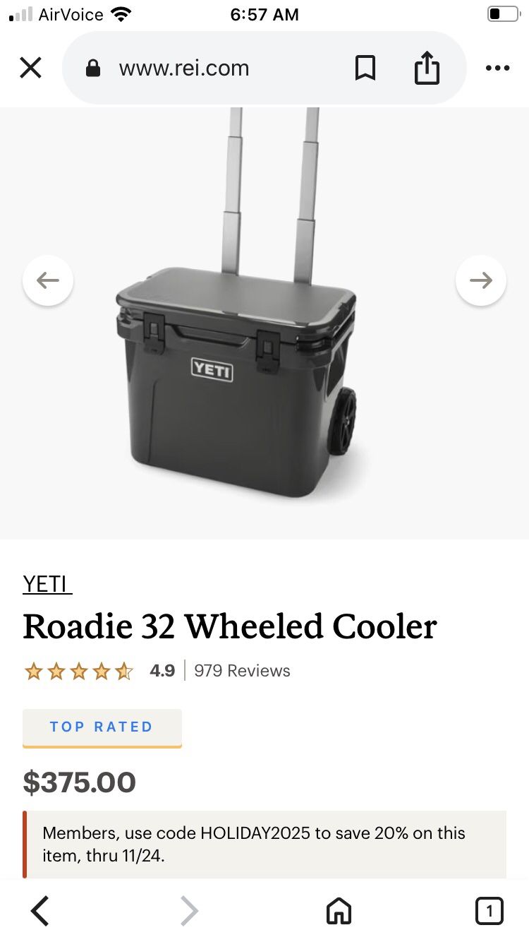Roadie 32 Yeti Cooler 