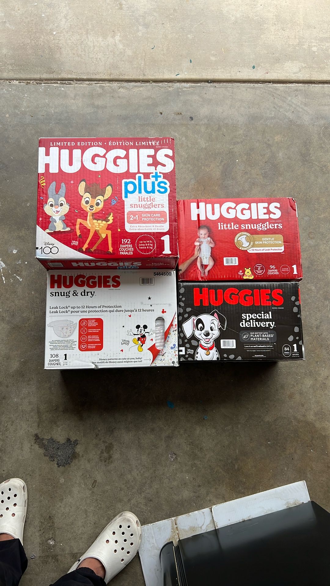 Diapers huggies