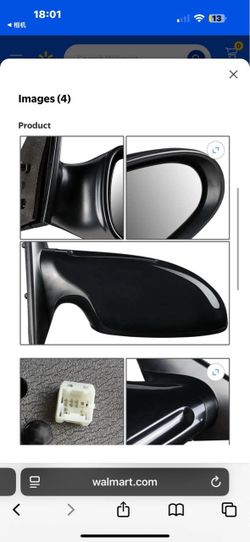 DNA Motoring Powered Passenger Right Side Mirror for 04-06 Nissan Altima OEM-MR-NI1321156