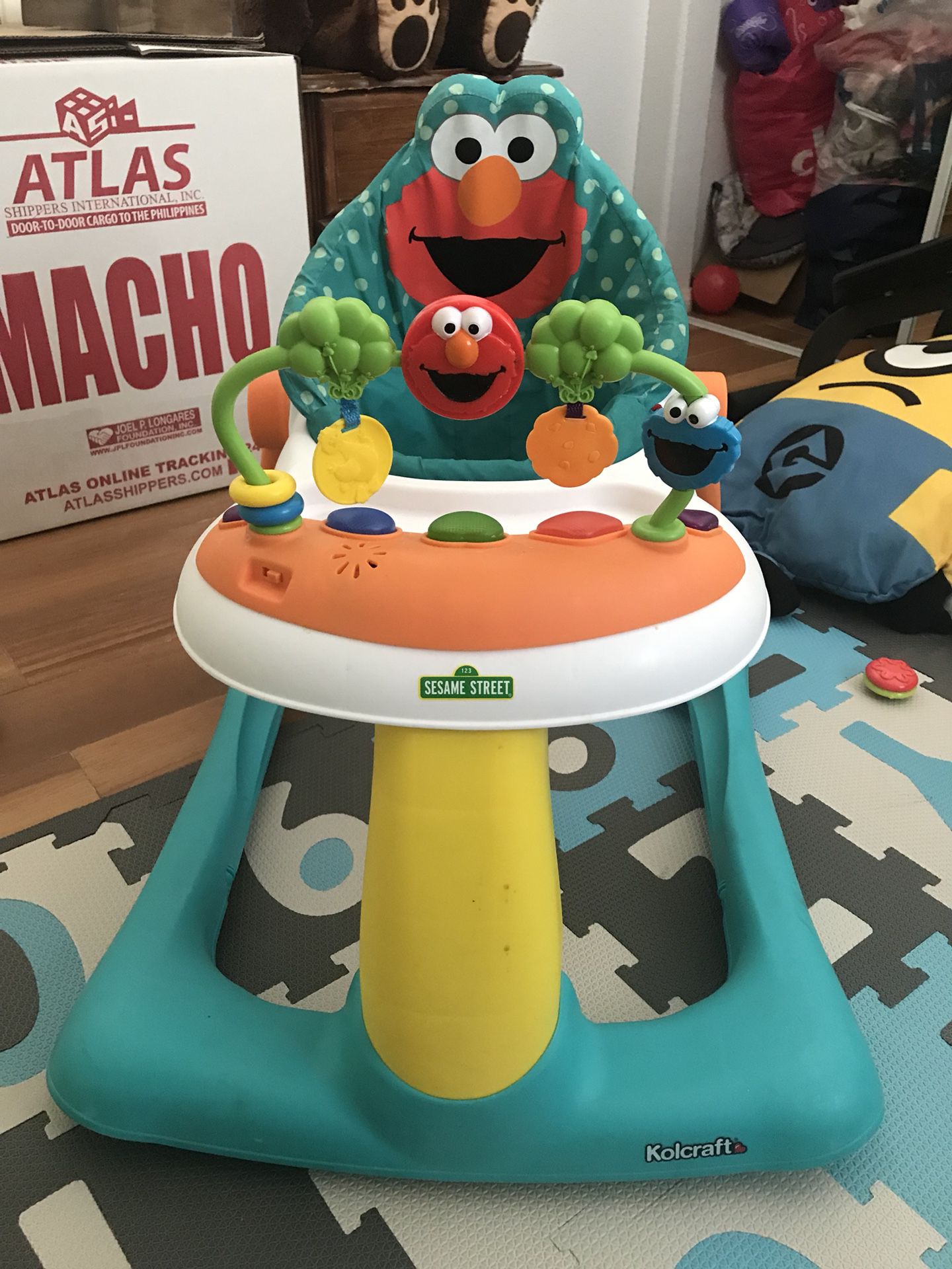 Sesame Street Elmo 2 In Activity Sit To Stand Ba ...