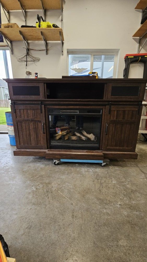 Electric Fireplace Entertainment Center Tv Stand