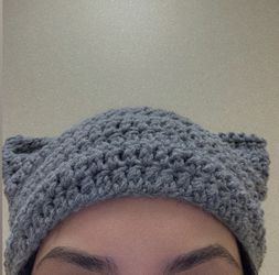 Crochet Cat Ear Beanie