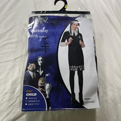 Spirit Halloween Wednesday Addams Costume Girl’s Sz M